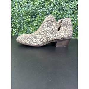 Lucky Brand Women's Baley 2 Ankle Boot Cheetah Print Size 9 M